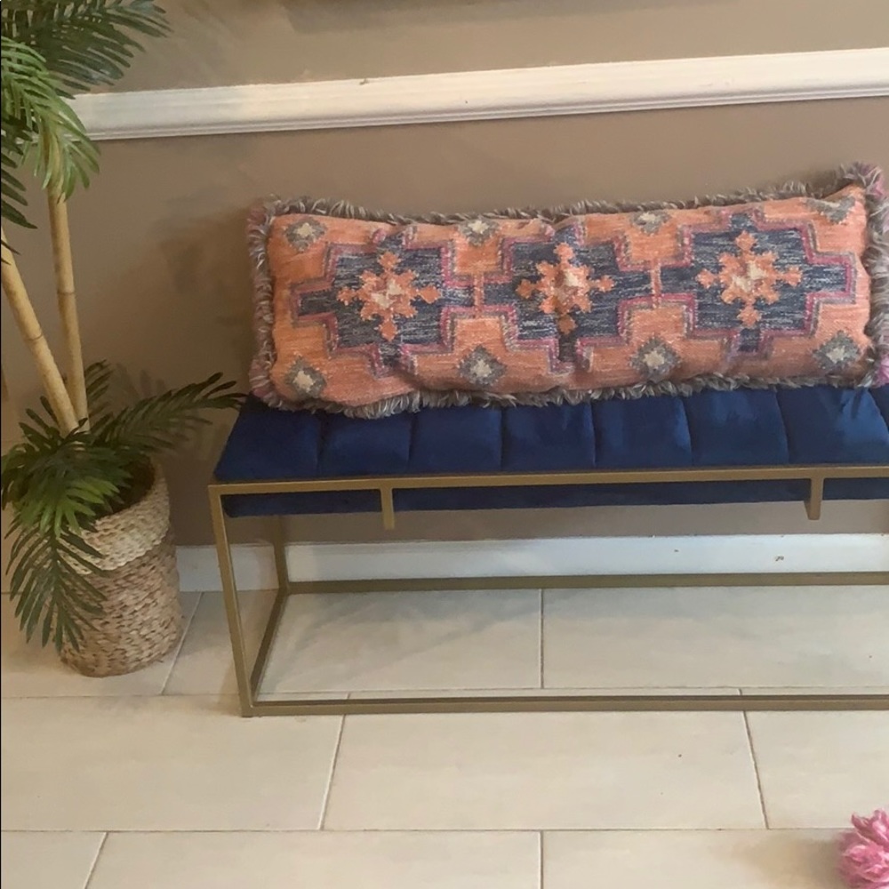 Long boho pillow